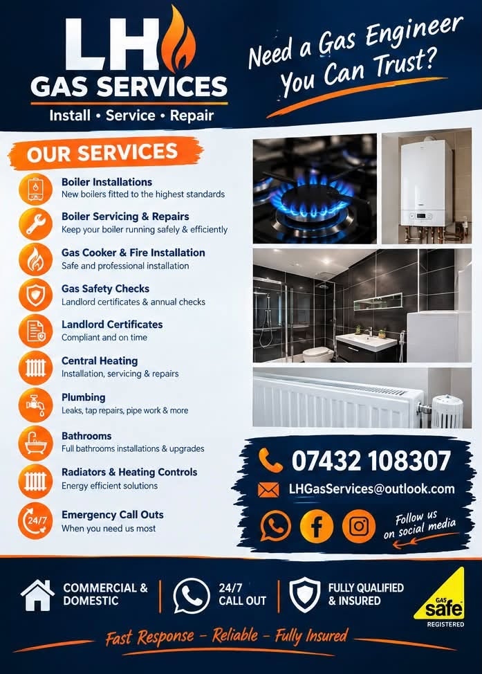 LH Gas Services Official Promotional Flyer