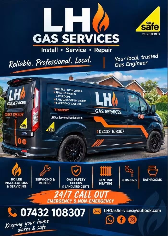 LH Gas Services Branded Ford Transit Mobile Workshop Van